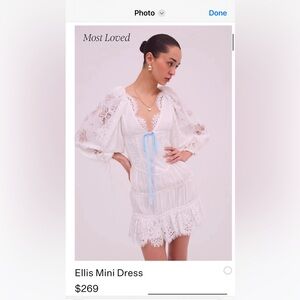 For Love and Lemons Ellis Mini Dress